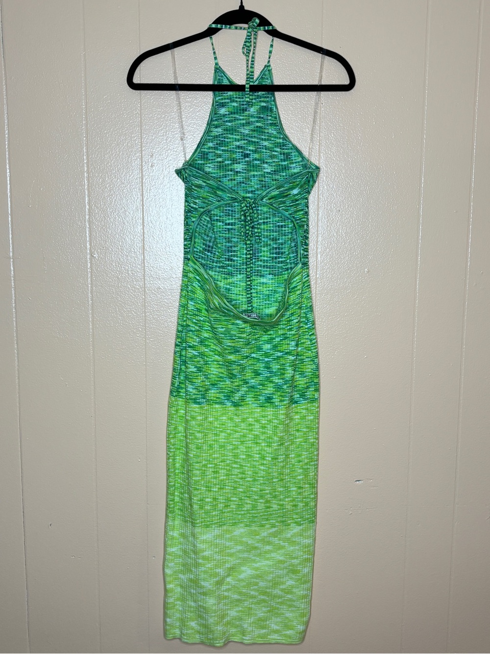 Green Ombre Halter Maxi Dress - Future Collective - Picture 2 of 8